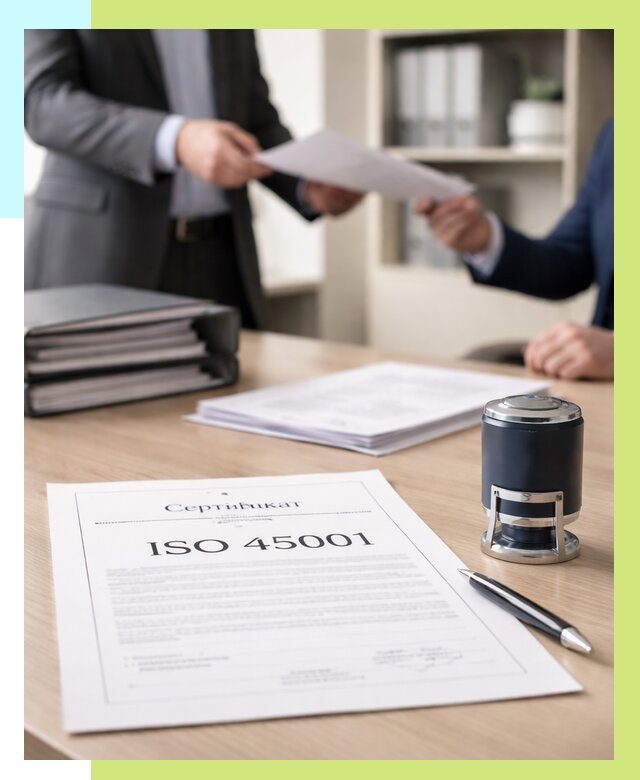 Сертификат ISO 45001 в Елизове под ключ от 45576 р. | Сертэкс